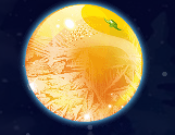 Символ игрового автомата Fruits On Ice Апельсин